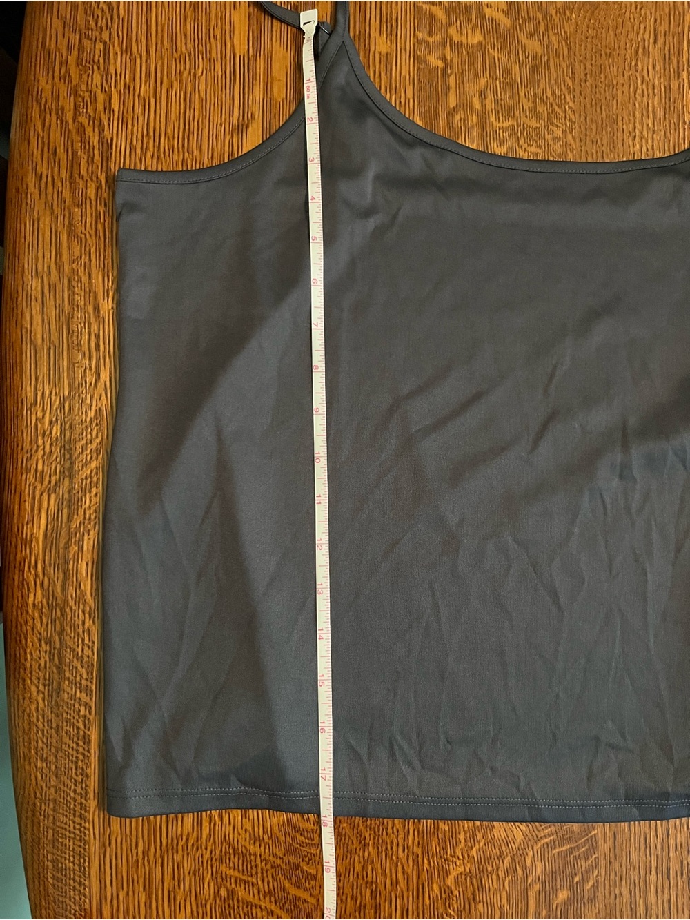 Lucky Brand Sheer Embroidered Gray Floral Overlay Top Size XL - Picture 9 of 16
